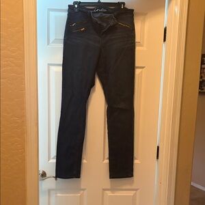 INC International Concepts Women's Skinny Jeans - Dark Blue Size 10